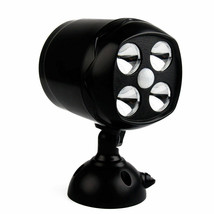 4 LED Wireless PIR Motion Sensor Spotlight Outdoor Security Lights Water... - £17.40 GBP
