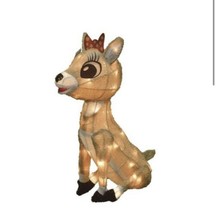 18&quot; Prelit Sitting Clarice from Rudolph the Red Nosed Reindeer Yard Decor (me) - £179.10 GBP