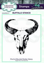 CREATIVE EXPRESSIONS 3PL Rubber Stamp Andy SK, Buffalo Stance - £11.84 GBP