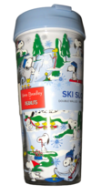 Vera Bradley P EAN Uts Travel Mug Ski Slope Snoopy Drink Cup Mug Thermal Nwt New - £22.39 GBP