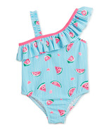 Wonder Nation Baby Toddler Girl Watermelon One-Piece Swimsuit Size 12 Mo... - £15.72 GBP
