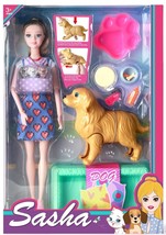 HAMMOND TOYS Fashion Doll with Dog - $12.99