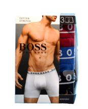 Hugo Boss Men’s  3 Pack Underwear Briefs Cotton Stretch Trunk Boxers Siz... - £26.66 GBP