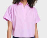 Women&#39;s Short Sleeve Blouse - Universal Thread - Pink Size Small - $12.56