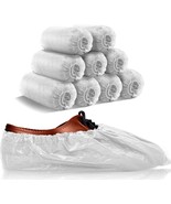 1000x White Waterproof Disposable Shoe Covers Overshoes Protector 16in - £111.24 GBP