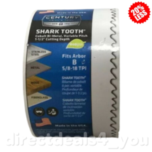 Century Drill &amp; Tool 05044 2-3/4&quot; Bi-Metal Shark Tooth Hole Saw - £12.88 GBP
