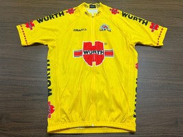 VTG Tour de Suisse Wurth Men’s Yellow Cycling Jersey - Craft - Large - $29.99