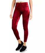 INC International Concepts Women&#39;s Crushed Velvet Leggings, WINE, 3XL - $27.15 CAD