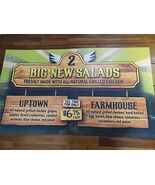 Potbelly Sandwich Works 2000s Uptown Farmhouse Salad Promotional Sign 40... - $5,672.03 MXN