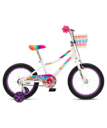Elise Kids Bike with Training Wheels, 16 Inch Wheels, Ages 3-7, White - €168,75 EUR
