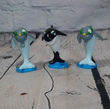 Vtg 1987 PVC Shamu Whale Dolly Dolphin Sea World Figure Toy Cake Topper ... - £5.43 GBP