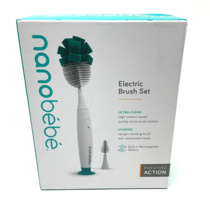 Nanobebe Electric Baby Bottle Brush Cleaner Rechargeable, Replaceable He... - $24.99