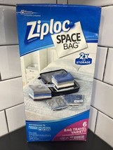 Ziploc Space Bag Travel Variety 4 Suitcase 2 Carry On Reusable Bags New ... - $38.00