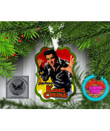 ELVIS PRESLEY &quot;King Creole&quot; Benelux Shape 2 Sided Christmas Ornament w R... - $16.82