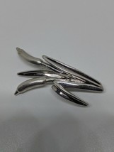 Vintage Cattail Sterling Silver 925 Carla Brooch Pin - £26.73 GBP