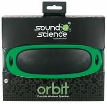 NEW Manhattan Sound Science ORBIT Bluetooth Speaker GREEN Wireless 162371 small - £10.12 GBP