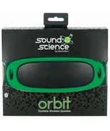 NEW Manhattan Sound Science ORBIT Bluetooth Speaker GREEN Wireless 16237... - £10.07 GBP