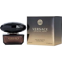 VERSACE CRYSTAL NOIR by Gianni Versace EDT SPRAY 1.7 OZ (NEW PACKAGING) - £50.14 GBP