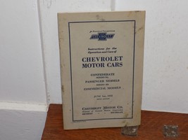 Vintage 1932 5th Edition Chevrolet Motor Cars Booklet - $14.85
