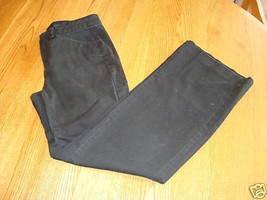 Womens juniors pants Lee one true fit size 1/2S black - $7.91