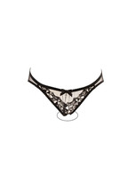 Agent Provocateur Womens Briefs Mesh Embroidered Ribbon Black Size S - £61.13 GBP