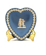 Dudson Hanley Jasperware Collection Pale Blue Heart Shaped Pin Tray - $14.84