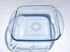Blue Sapphire Philbe 2009 Reflections Bakeware Anchor Hocking Square or ... - $15.00+