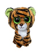 Ty Beanie Boo Stripes Orange Black Tiger Zoo Cat Stuffed Animal 2013 6&quot; - $21.61 CAD
