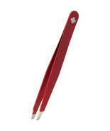 Rubis Red with White Swiss Cross Slanted Tweezer 3.75&quot; - $75.18 CAD