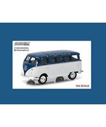 Qiyun Greenlight 1 64 Motor World s14 Volkswagon Samba Bus Blue White 23... - $14.88 CAD