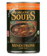 Amy&#39;s Organic Low Sodium, Minestrone Soup, 14.1 oz Can, Case of 12 vegan - $83.99