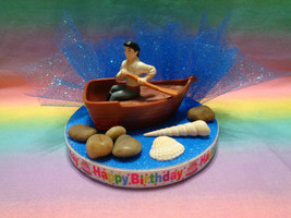 Prince Eric Little Mermaid Cake Topper Table Decor 6&quot; Styrofoam Base - OOAK - £15.45 GBP