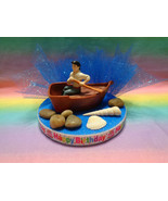 Prince Eric Little Mermaid Cake Topper Table Decor 6&quot; Styrofoam Base - OOAK - £15.53 GBP