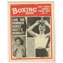 Boxing News Magazine October 17 1980 mbox3096/c  Vol 36 No.42 Can the Bomber bur - £3.13 GBP