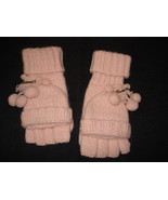 Juicy Couture Wool Cashmere Baby Pink Convertible Gloves Mittens Charms ... - $1,125.40 MXN