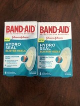2X Band-Aid Brand Hydro Seal Adhesive Bandages for Heel Blisters, Waterp... - £6.00 GBP