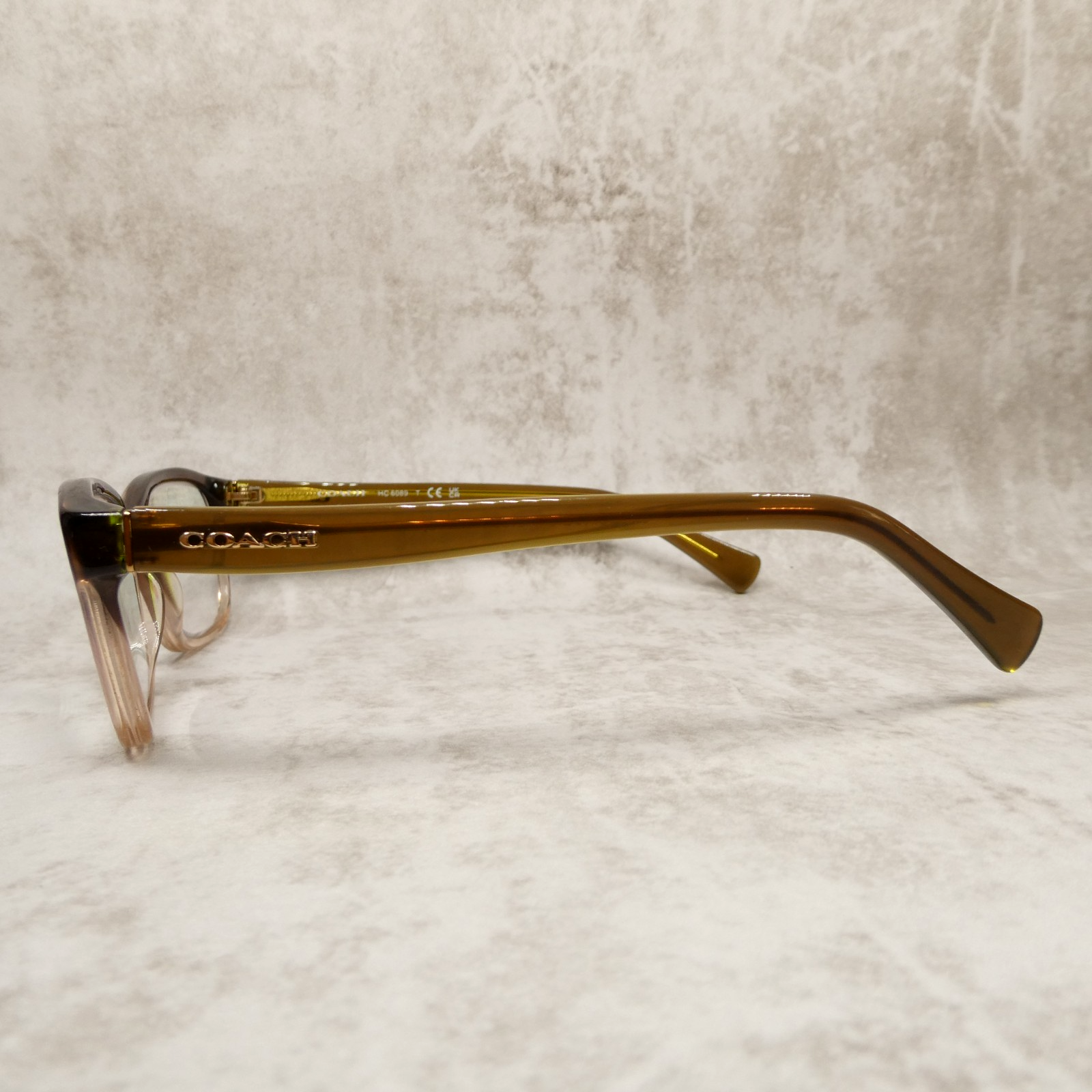 Coach Womens Olive Brown Gradient Eyeglasses FRAMES w/ Case - HC6089 51-16-135 Item image 10