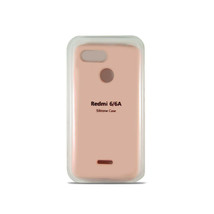 Silicone Case Cover for Redmi 6/6A Smartphone - Pale Pink Color - £7.75 GBP