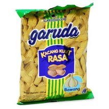 Garuda Kacang Kulit Rasa Bawang - Roasted Peanuts Garlic Flavor, 3.52 Oz (Pack o - £41.91 GBP