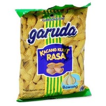 Garuda Kacang Kulit Rasa Bawang - Roasted Peanuts Garlic Flavor, 3.52 Oz... - $95.50