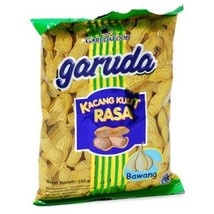 Garuda Kacang Kulit Rasa Bawang - Roasted Peanuts Garlic Flavor, 3.52 Oz... - £41.86 GBP