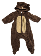 Baby Boy Clothes Gap 0-3 Month Brown Bear Hooded Outfit Halloween Costum... - $16.82