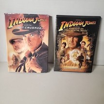 Indiana Jones and Lot Of 2 Last Crusade &amp; The Kingdom Of The Crystal Skull - £4.66 GBP