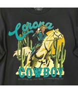 Rodeo Quincy Corona Cowboy Women&#39;s Long Sleeve T shirt Black Large Weste... - £15.27 GBP