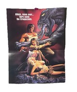 Creepozoids Movie Poster 30.75x23.5 Horror Sci-Fi Linnea Quigley Vintage Art