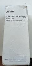 ANUA Retinol 0.3% + NIACIN Renewing Serum 30ml Texture skin Soothing Ing... - $33.78