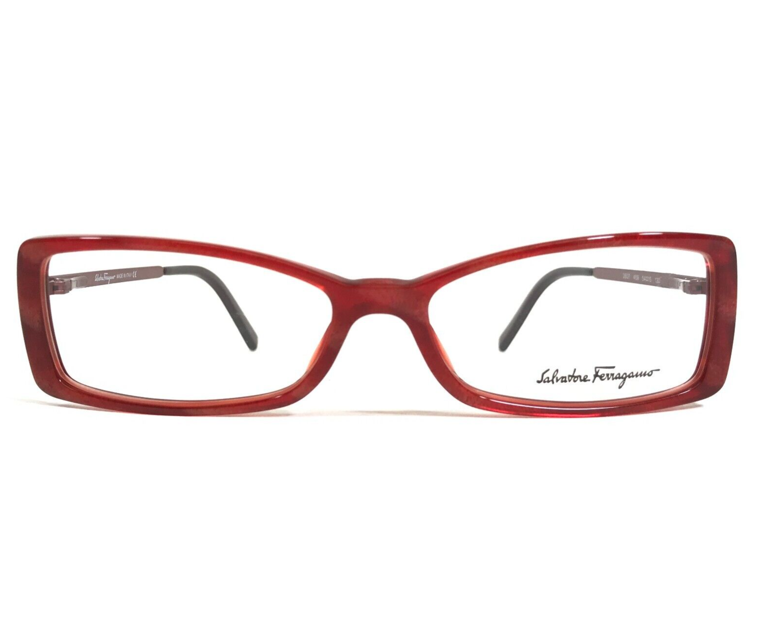 Salvatore Ferragamo Brille Rahmen 2607 459 Cloudy Rot Cat Eye 54-15-130 - $59.39