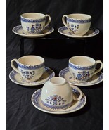 JOHNSON BROTHERS OLD GRANITE Coffee Cup &amp; Saucer HEARTS &amp; FLOWERS - Set ... - €31,12 EUR