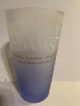 Vintage Samuel Adams &quot;America&#39;s World Class Beer&quot; Frosted Beer Glass - £2.79 GBP
