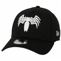 Venom Logo New Era 39Thirty Fitted Hat Black - £35.95 GBP